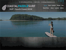 Tablet Screenshot of coastalpaddlesurf.com.au